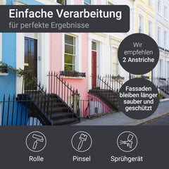 W520 Pintura para Fachadas Exteriores 1-20L