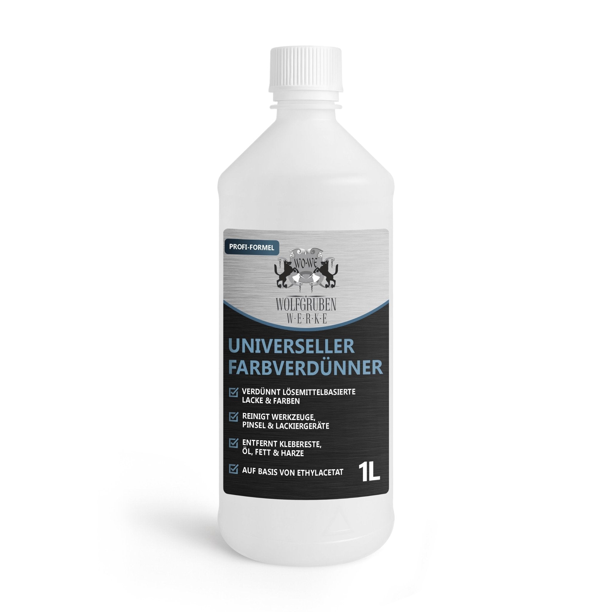 Universeller Farbverdünner Spezialverdünnung Lackverdünner Pinselreiniger W910 – 1L - WO - WE.SHOP