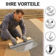2K Epoxidharz Steinteppich Porenfüller Bodenbeläge Steinboden Treppe W731 3 - 9Kg - WO - WE.SHOP
