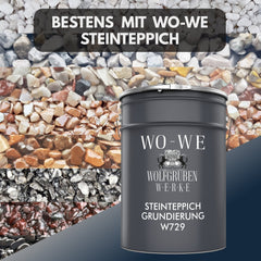 Steinteppich Grundierung Tiefengrund Haftvermittler Natursteinteppich W729 1 - 10Kg - WO - WE.SHOP