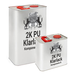2K PU Klarlack Holzlack PUR Lack Treppenlack Parkettlack Seidenglänzend/Matt W726 1,5 - 7,5Kg - WO - WE.SHOP