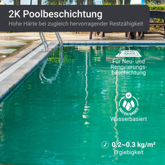  2K Pintura Epoxi Piscinas Pileta Baldosas SL450 - 2,5-20Kg