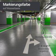 Pintura para marcas viales parkings señalización de carreteras SL820 - 1-10L