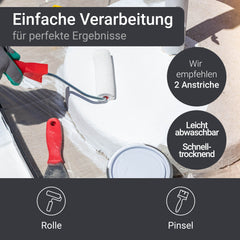 Betonfarbe Bodenfarbe Bodenbeschichtung Fußbodenfarbe Kellerfarbe W700 2,5 - 20L - WO - WE.SHOP