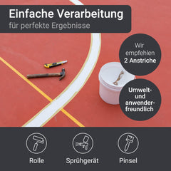 Pintura para marcas viales parkings señalización de carreteras SL820 - 1-10L