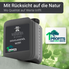 Douglas fir saturator oil for exterior wood Anti-graying W291 1-10L