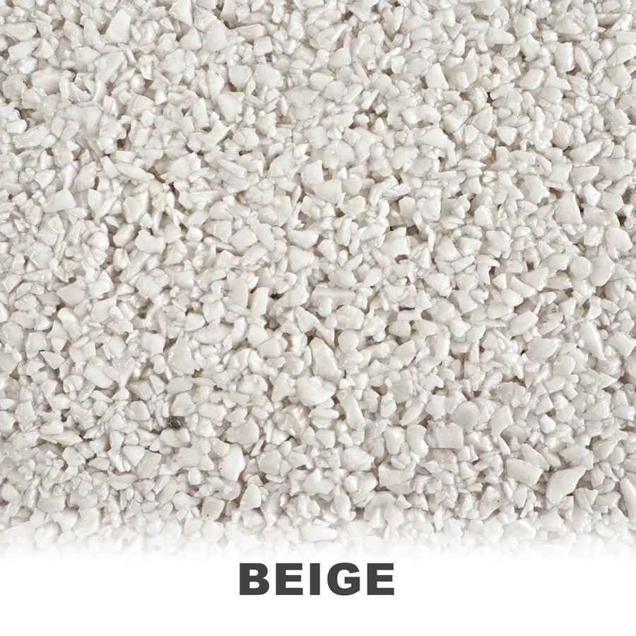 25Kg Steinteppich Set Marmorkies Bodenbeschichtung Naturstein W730 - 2qm - WO - WE.SHOP