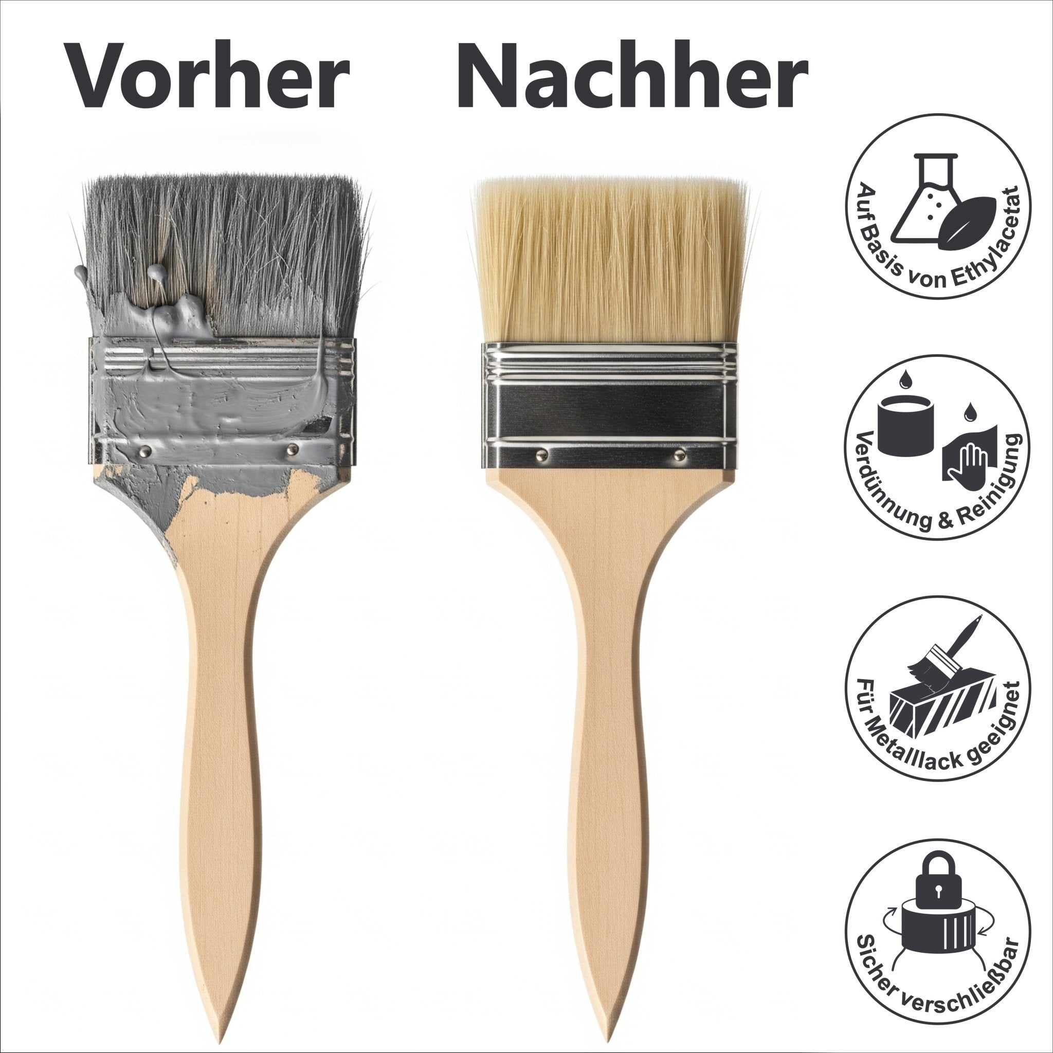 Universeller Farbverdünner Spezialverdünnung Lackverdünner Pinselreiniger W910 – 1L - WO - WE.SHOP