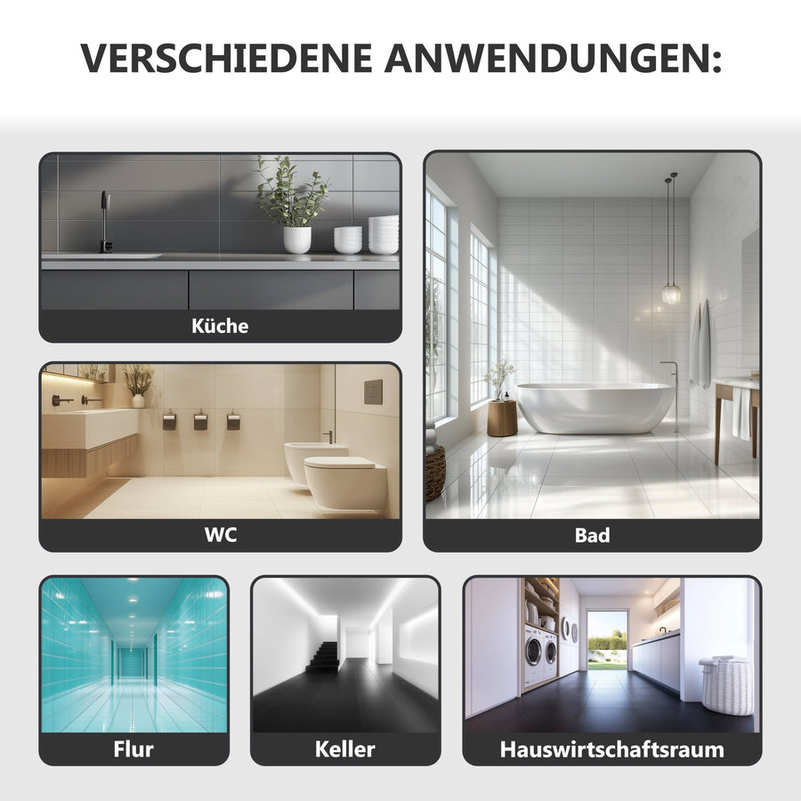 Komplettset 2K Fliesenlack Renovierungsset inkl. Entfetter & Zubehör – Für Küche, Badezimmer, Wand - & Bodenfliesen 2,5–5 kg - WO - WE.SHOP