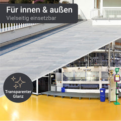 2-Pack ​Epoxy Resin Floor Sealer Floor Concrete Clear/Colorless W734 1,5-20Kg